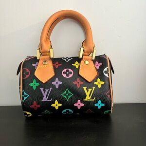 Louis Vuitton Black Multicolor Mini Bag